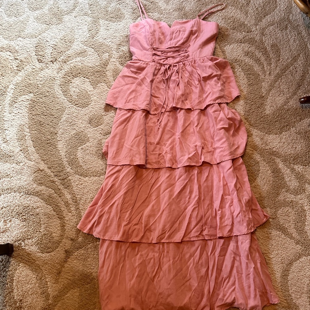 Francesca's Collections Blush Pink Dress